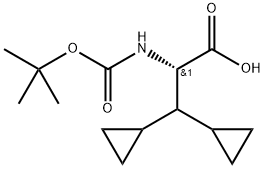 (S)-2-((tert-Butoxycarbonyl)amino)-3,3-dicyclopropylpropansäure