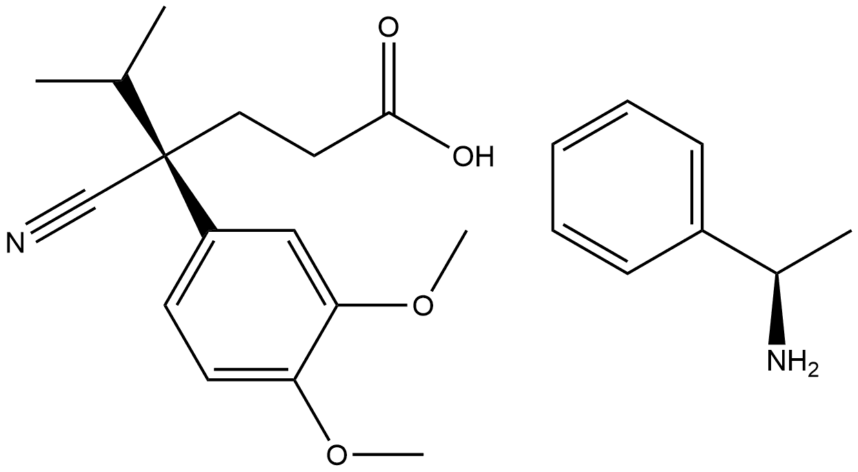 (S)-(-)-Verapamilsäure-Phenethylaminsalz