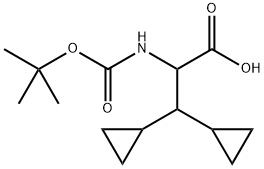 2-((tert-Butoxycarbonyl)amino)-3,3-dicyclopropylpropansäure