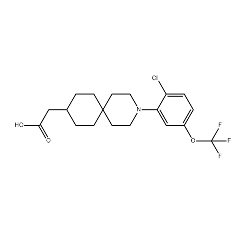 3-[2-Chlor-5-(trifluormethoxy)phenyl]-3-azaspiro[5.5]undecan-9-essigsäure