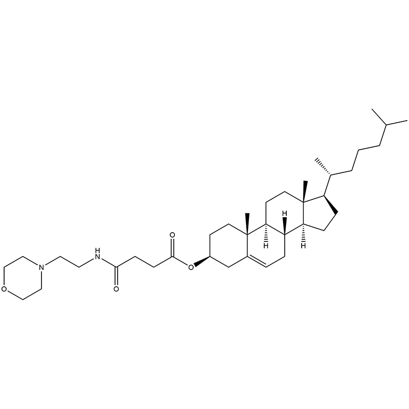 Cholest-5-en-3-ol (3β)-, 3-[4-[[2-(4-morpholinyl)ethyl]amino]-4-oxobutanoat]