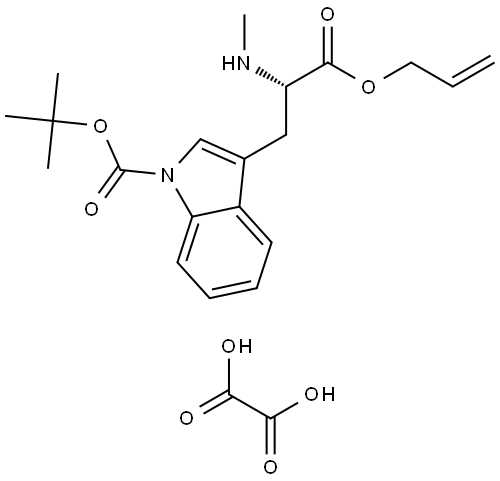 H-N-Me-Trp(Boc)-OAll Oxalat