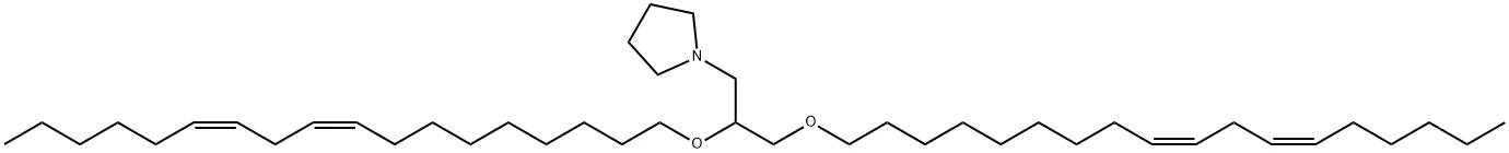 1-[2,3-Bis[(9Z,12Z)-octadeca-9,12-dien-1-yloxy]propyl]pyrrolidine